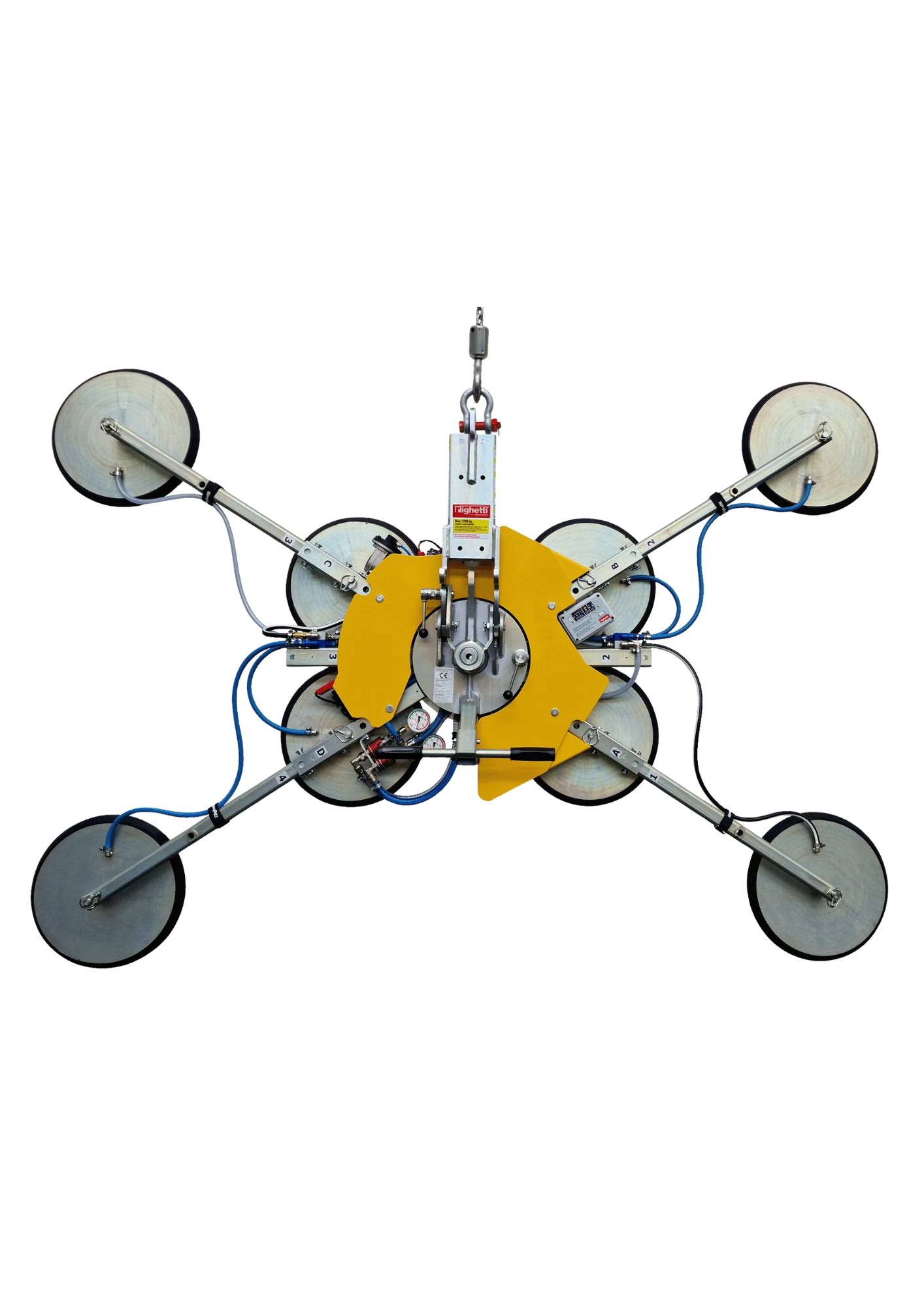 Righetti VB-KIT12+8C - 600kg Curved Glass Lifter