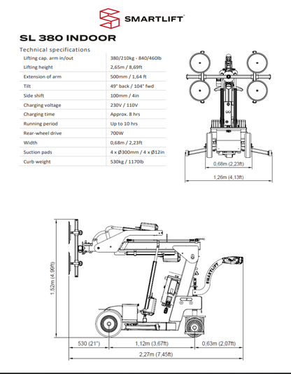 Smartlift SL-380 Hire