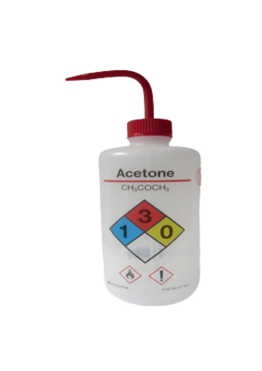 Flashback resistant chemical bottle