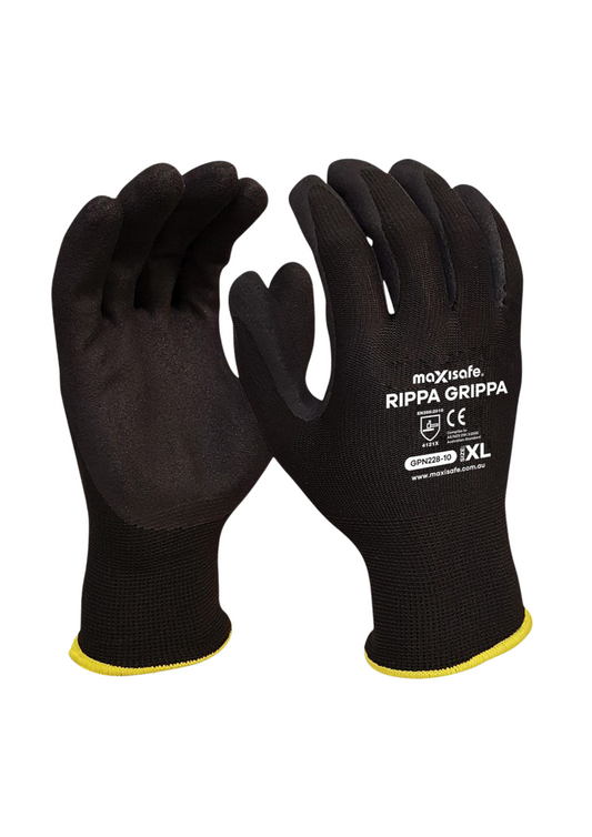 Black Grippa Gloves